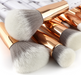 11 Sätze von Marmor Make-up-Pinsel mit Make-up-Pinsel Schönheit Make-up Kit 11 Make-up-Pinsel-Sets