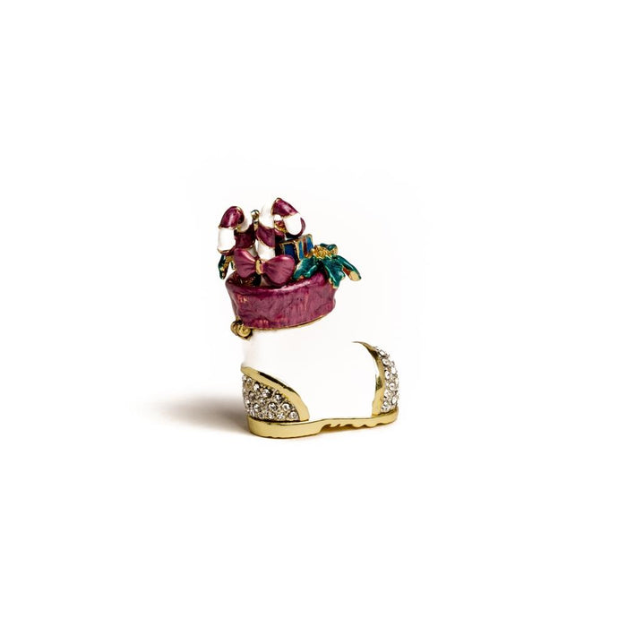 Decorated Christmas shoe