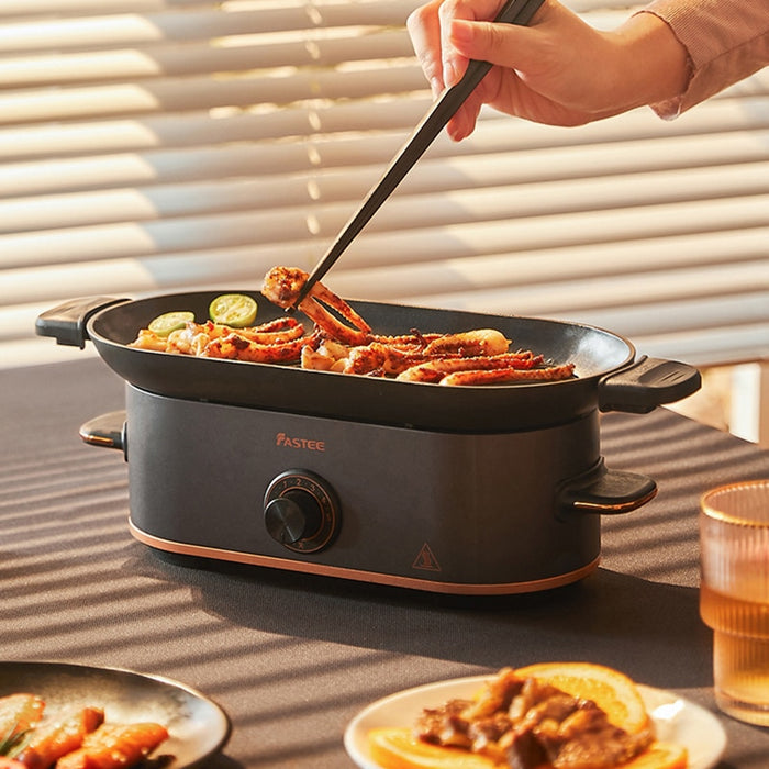 220 V Elektrogrill Rauchfreier Grill Elektrische Grillpfanne Küchengrillpfanne