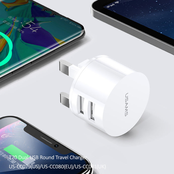 Tragbares Universal-Dual-USB-Handy-Ladegerät