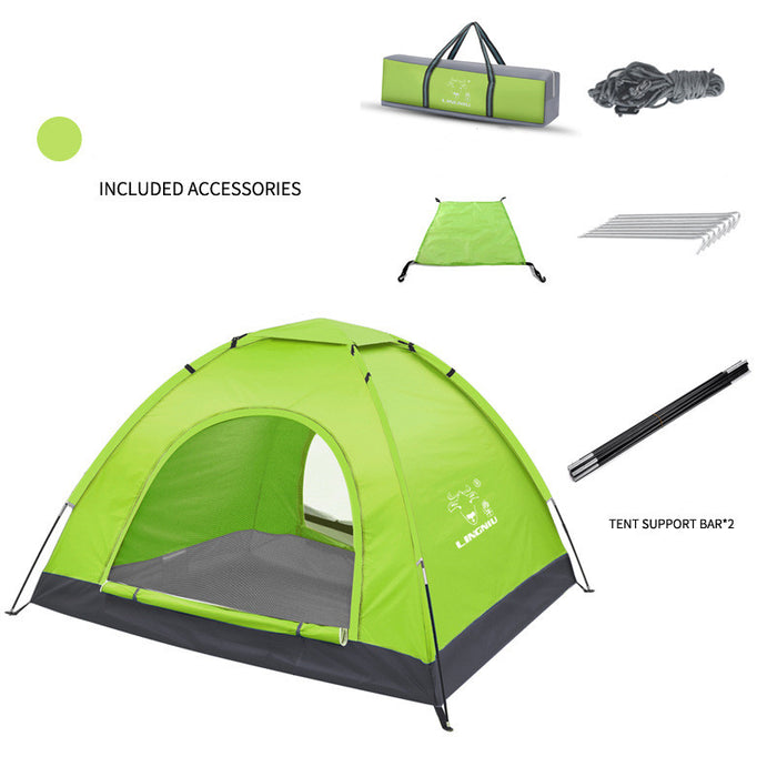 Einschichtige Zelt Camping im Freien Camping Strand