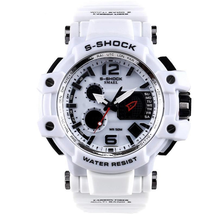 Men's Sports LED Digital Waterproof Earthquake Proof Watch