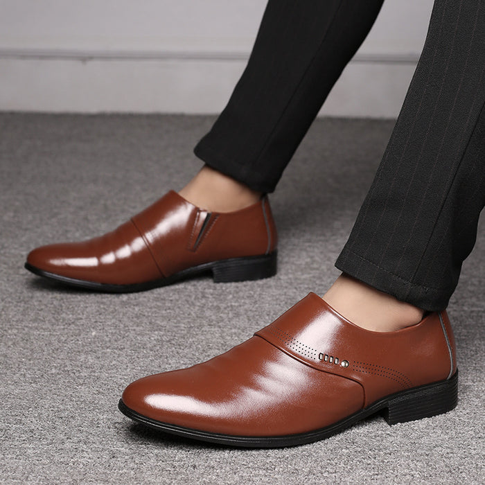 Casual Pointed Toe Shoes Men Leather Shoes Men