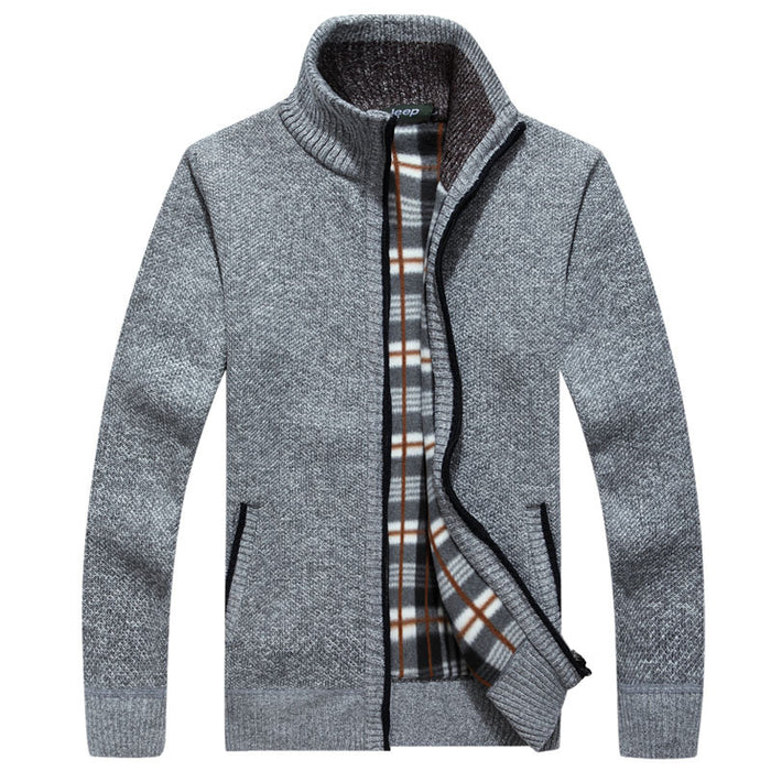 Outdoor Casual Männer Slim Pullover Warme Männer Mäntel