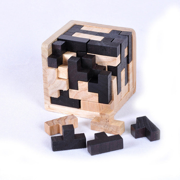 Kreative 3D Puzzle Luban Interlocking Holzspielzeug Early Educational Toys Puzzles