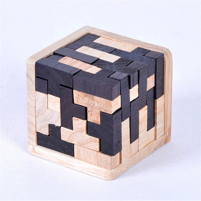 Kreative 3D Puzzle Luban Interlocking Holzspielzeug Early Educational Toys Puzzles