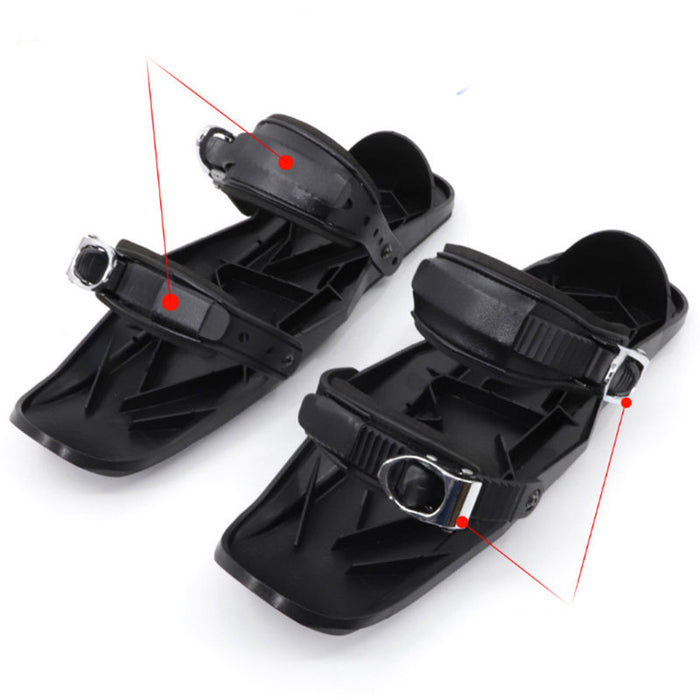 Einfache Outdoor-Sport-Schnee-Mini-Ski-Schuhe