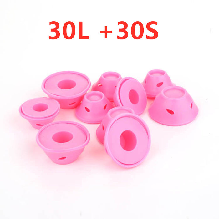 Weiches Gummi Magische Haarpflege Rollen Silikon Haar Lockenwickler Keine Hitze Haar Styling Tool