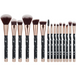 11 Sätze von Marmor Make-up-Pinsel mit Make-up-Pinsel Schönheit Make-up Kit 11 Make-up-Pinsel-Sets