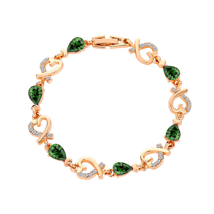 Strass-Kristall-Armband Schmuck Geschenk für Frauen