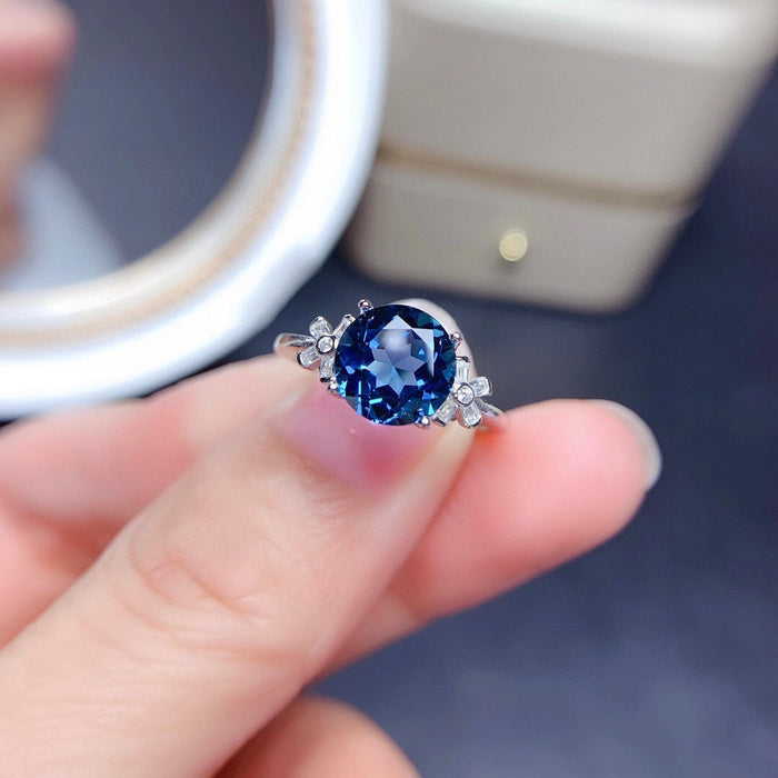 Schmucksets für Frauen London Blaue Steine Anhänger Halsketten