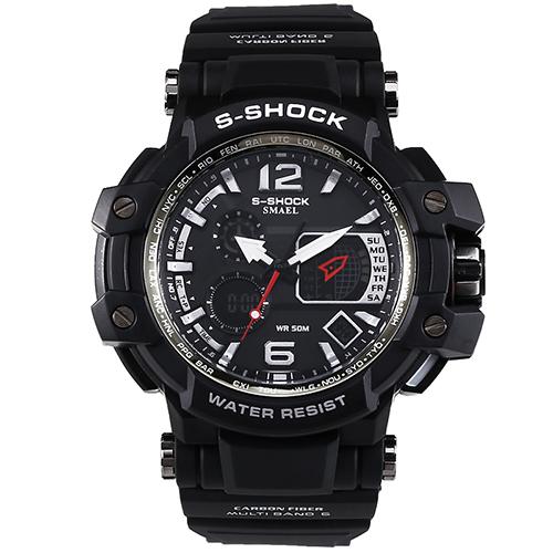 Men's Sports LED Digital Waterproof Earthquake Proof Watch