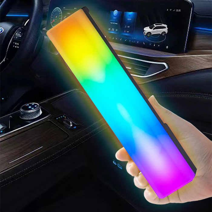 3D RGB-Licht Pick-up Tischplatte Ambiente Lampe bunte Musik sprachgesteuerte Rhythmus Licht Home Decor für PC-Spiel für Urlaub Geschenke
