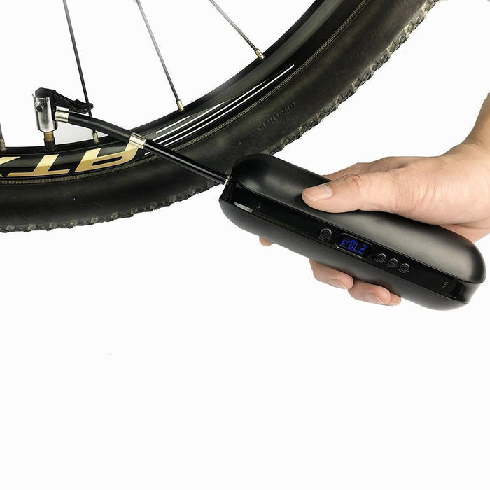 Elektrische Fahrrad Luftpumpe Fahrrad Fahrrad Luftdruckpumpe Wiederaufladbar Kabellose Reifenpumpe MTB Rennrad Auto Luftaufblasgerät 150PSI