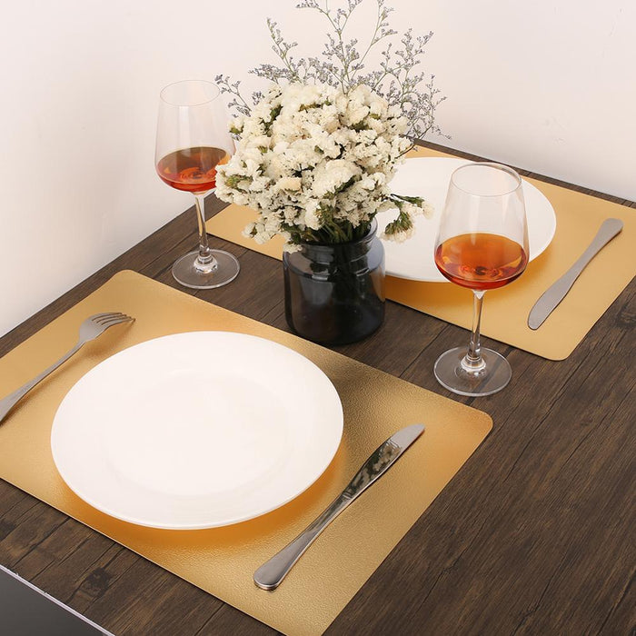 4/6/8PCS PVC-Tischset für Esstisch, hohle Auflage, Untersetzer, Tisch
