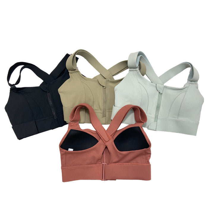 Front-Reißverschluss nahtlose BH Push-up-BHs für Frauen Plus Größe BH Dessous Wireless Sleep Unterwäsche Sport Active Frauen BH