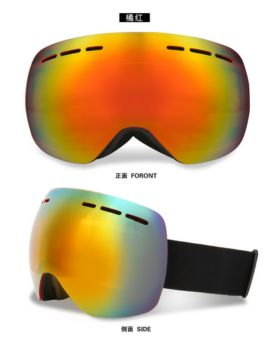 Skibrille,Winter Snow Sport Snowboard Brille mit Anti-Fog UV Schutz für Männer Frauen Jugend Snowmobile Skifahren Skating Maske