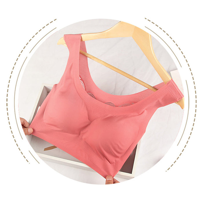 Frauen Nahtlose Plus Size Dessous Active BH mit Pads
