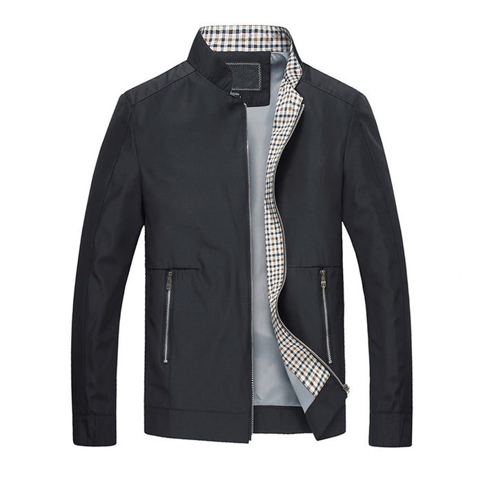 Lässige Männer Jacke Bomber Solid Sportswear Männer Jacken
