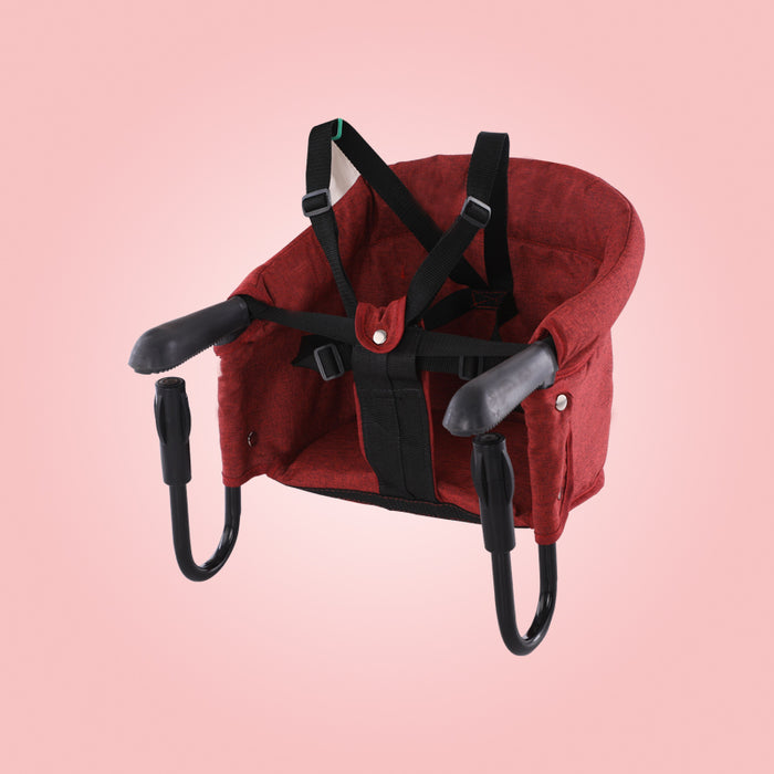Tragbarer Kinder-Baby-Hochstuhl, der hoch speist, Abdeckung, Sitz, Sicherheitsgurt, Fütterung, Baby-Pflege-Zubehör