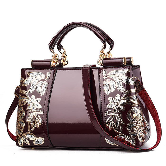 Mode Pailletten Handtaschen Frauen Umhängetaschen für Party Hochzeit Braut Tasche