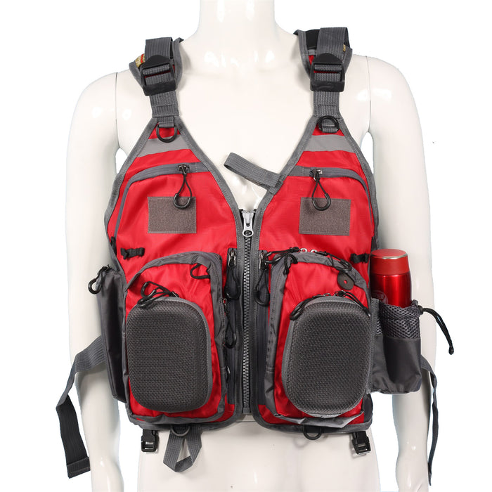 Fishing Outdoor Sports Flying Men Breathing Protection Jacket Safety Vest Survival Vest Utility Vest