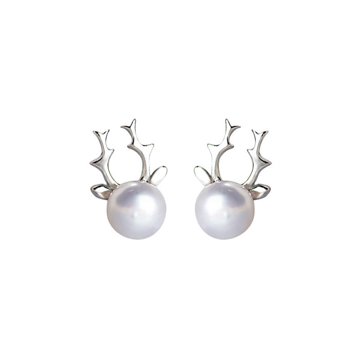 S925 Silber Perlenohrringe Schmuck