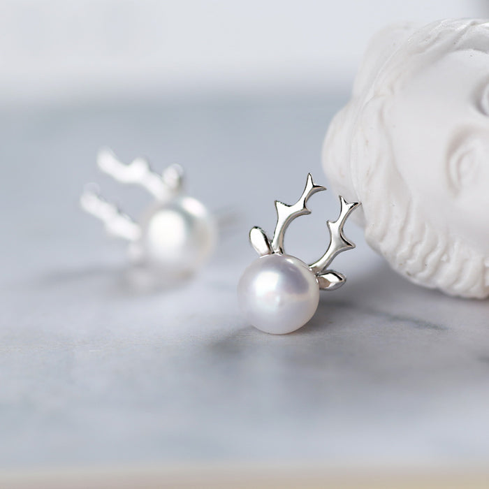 S925 Silber Perlenohrringe Schmuck