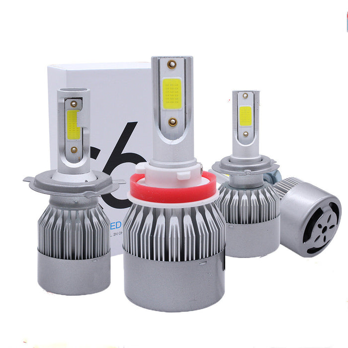 Metal car headlights