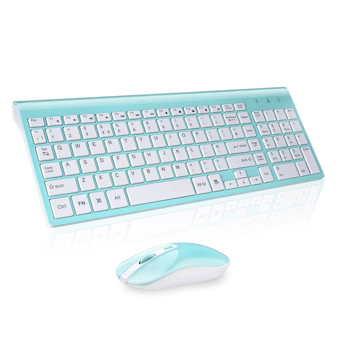 Mode drahtlose Tastatur Maus Set 2.4G dünn Desktop Laptop Zubehör