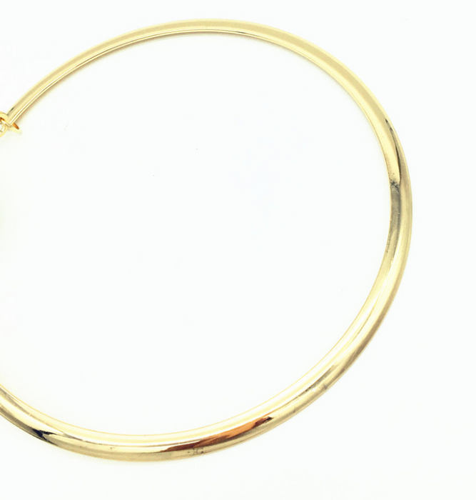 Große Perlenanhänger Halskette Übertriebener Schmuck