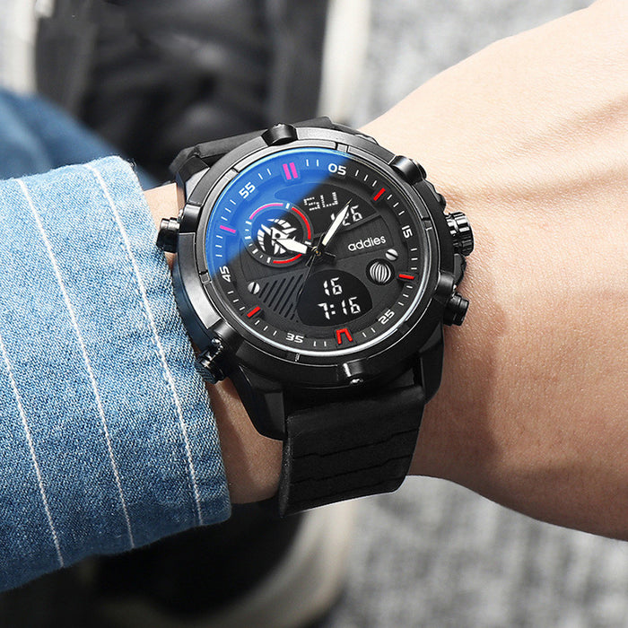 Mode Männer Sport Wasser leuchtende Metall Uhr