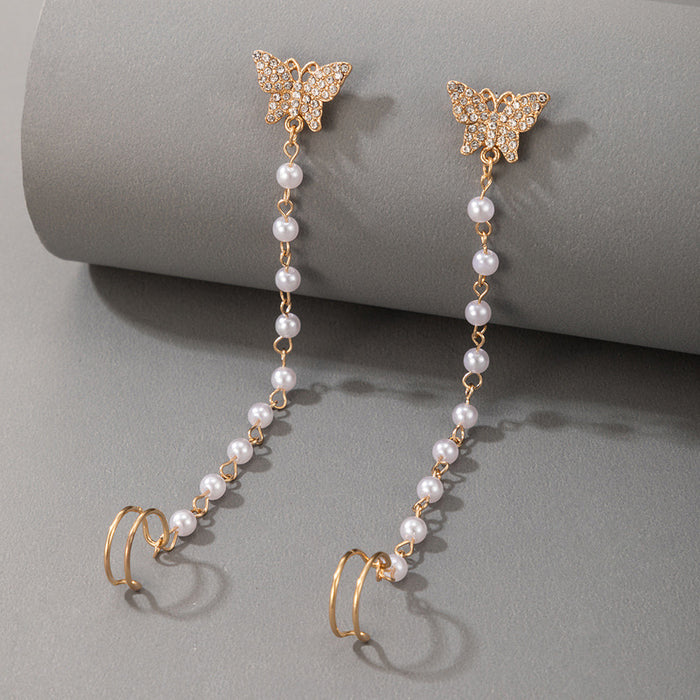 Perlenschmuck Legierung Ohrringe
