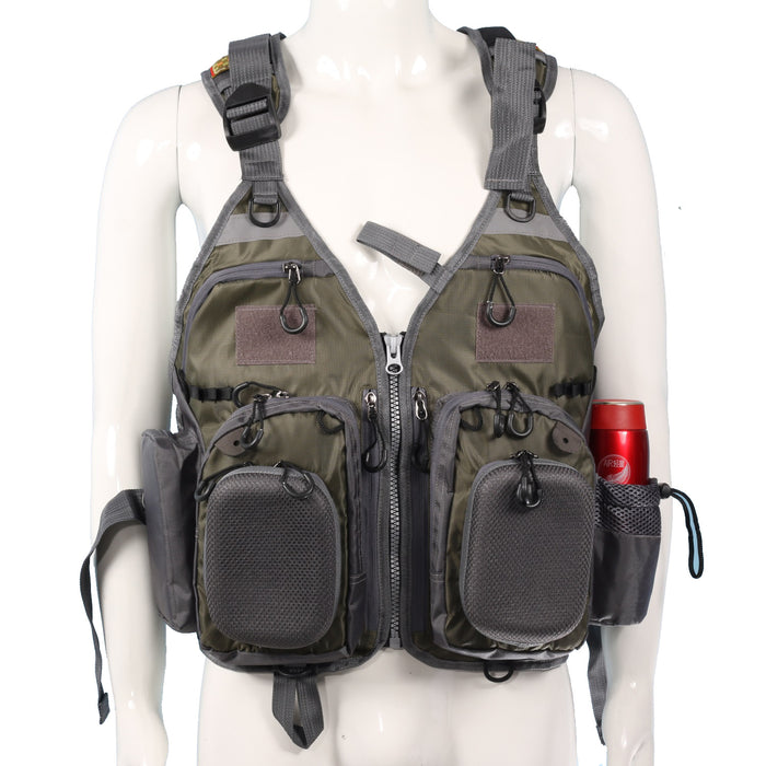 Fishing Outdoor Sports Flying Men Breathing Protection Jacket Safety Vest Survival Vest Utility Vest