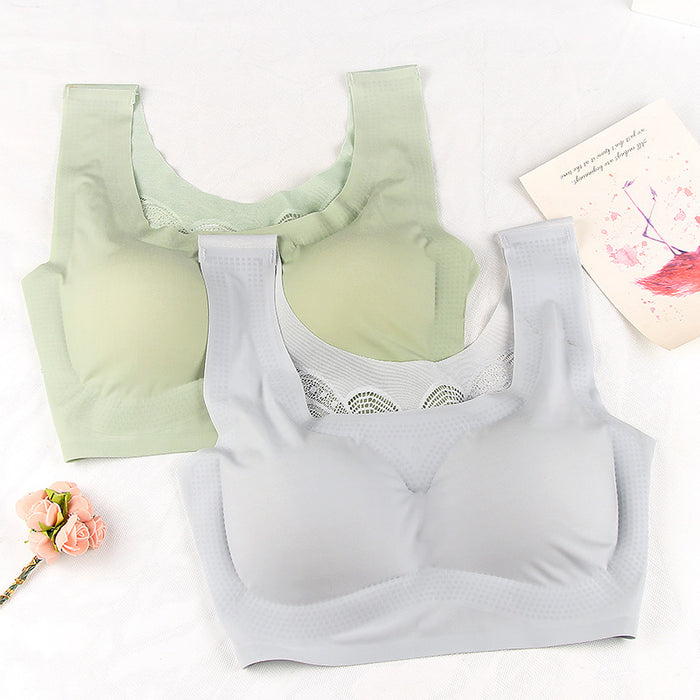 Frauen Nahtlose Plus Size Dessous Active BH mit Pads