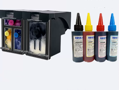 Large capacity color printer can add ink