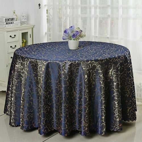 6 Farben Jacquard Tischdecke Abdeckung Damastmuster für Hochzeitshotel