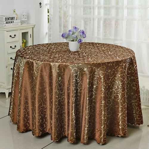 6 Farben Jacquard Tischdecke Abdeckung Damastmuster für Hochzeitshotel