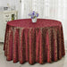 6 Farben Jacquard Tischdecke Abdeckung Damastmuster für Hochzeitshotel