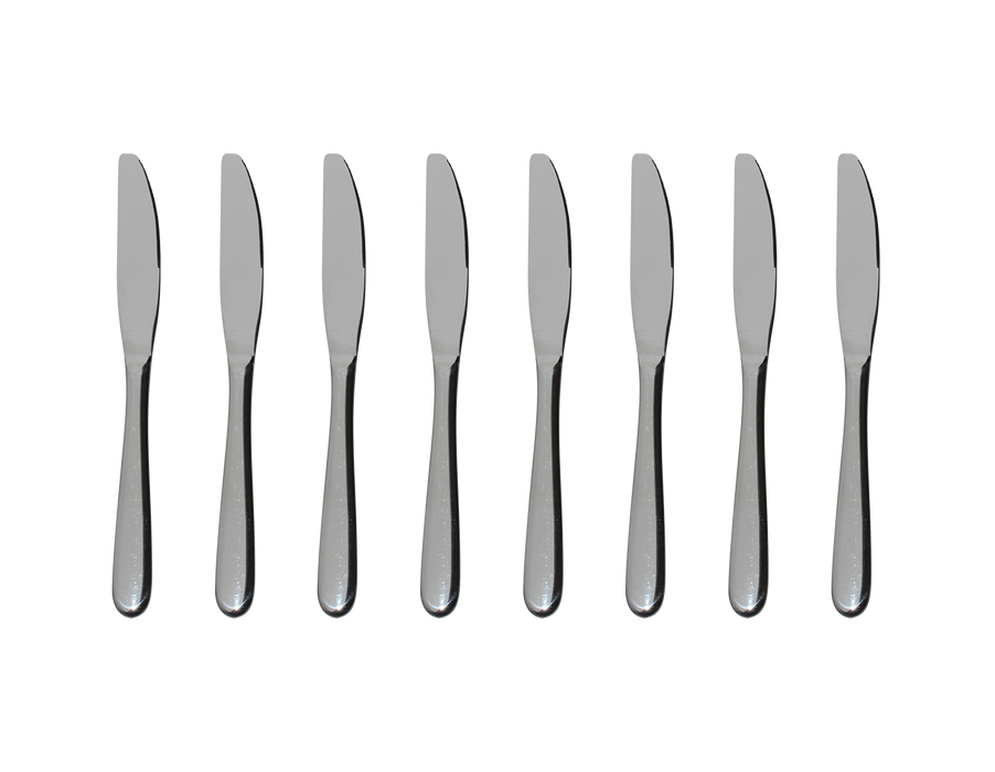 32-teiliges Besteckset aus Edelstahl, Messer, Gabel, Löffel, Teelöffel