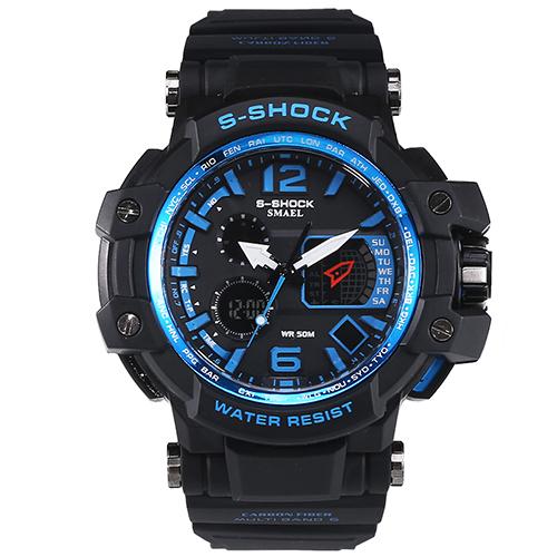 Men's Sports LED Digital Waterproof Earthquake Proof Watch