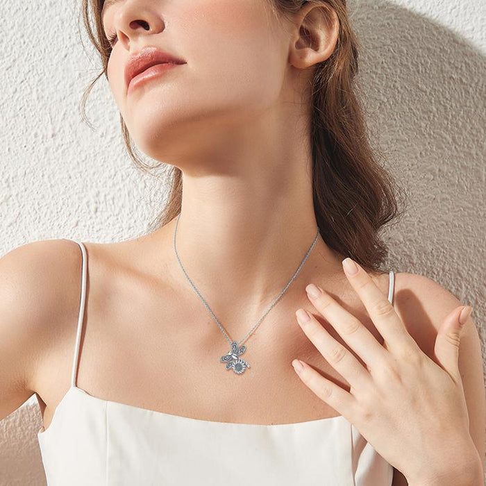 Dragonfly Kremation Halskette Schmuck für Asche Sterling Silber für Frauen