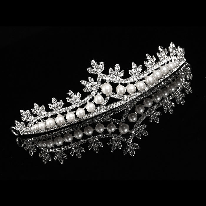 Braut Perlenkrone Schmuck Haarschmuck