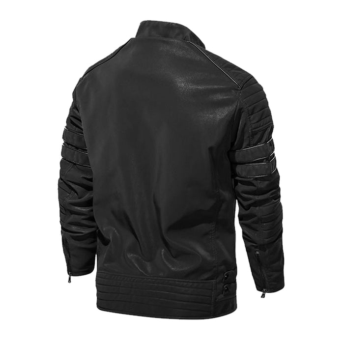 Männer Lederjacke Motorrad PU Männer Jacken
