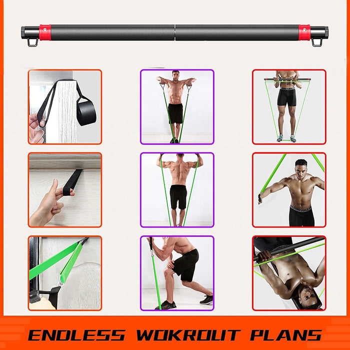 Zugseil Elastic Fitness Home Widerstandstraining
