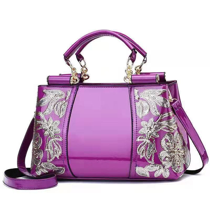 Mode Pailletten Handtaschen Frauen Umhängetaschen für Party Hochzeit Braut Tasche