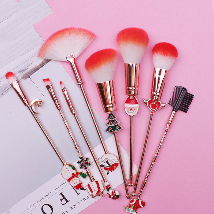 Weihnachten Elch Make-up Pinsel Set Pinsel