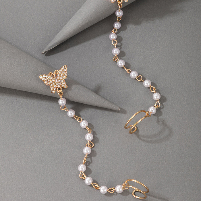 Perlenschmuck Legierung Ohrringe