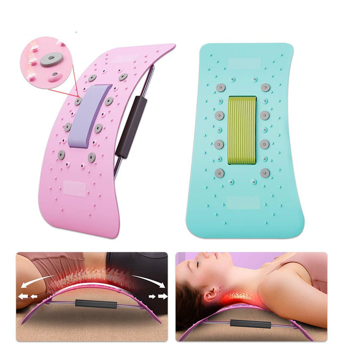 Zurück Cracker neue Rückenmassagegerät Lendenwirbelsäule Hals Stretcher Wirbelsäule Board zurück Unterstützung entspannen zervikalen Masajeador Fitness Stretching Massage