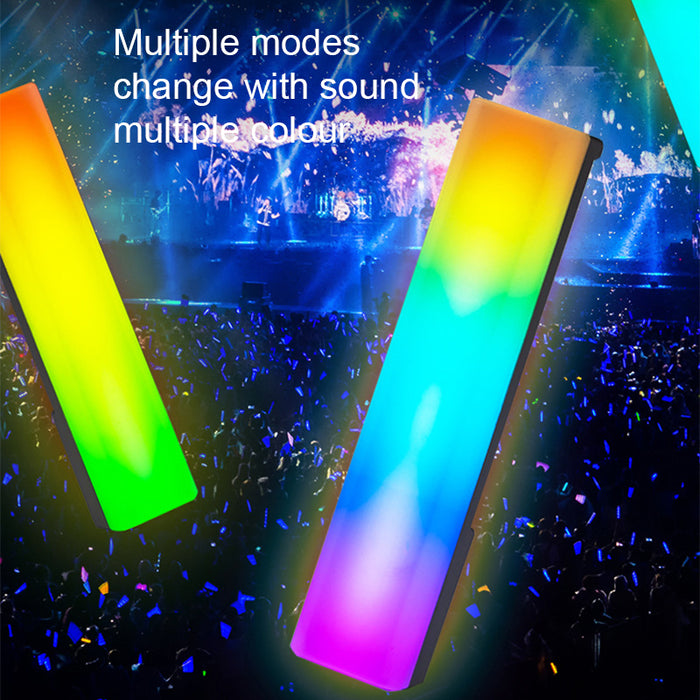 3D RGB-Licht Pick-up Tischplatte Ambiente Lampe bunte Musik sprachgesteuerte Rhythmus Licht Home Decor für PC-Spiel für Urlaub Geschenke